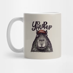 Capyrate - YoHupHup Pirate Capybara Yo Ho Ho Yohoho | Capy Yuzu | Pet Mat Bandata Mug